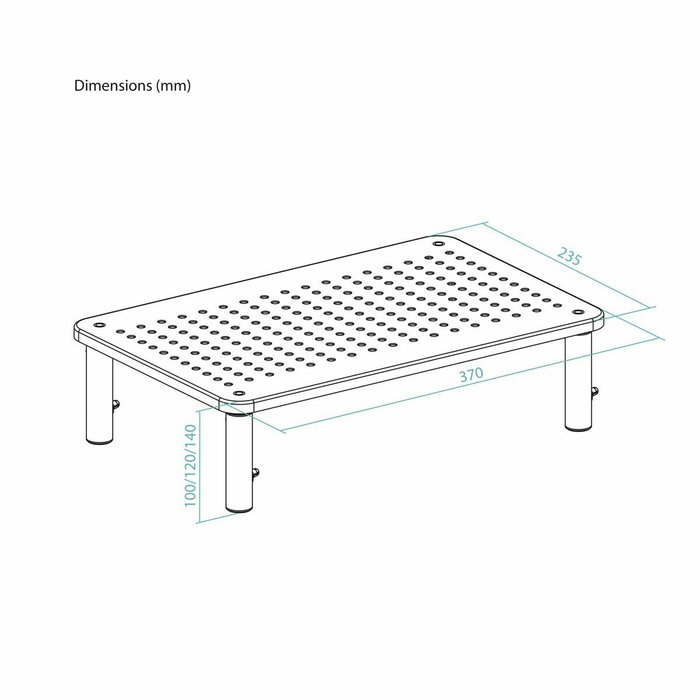 Support de table d'écran TooQ TQMR081 20 kg