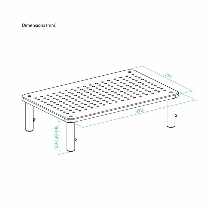 Support de table d'écran TooQ TQMR081 20 kg