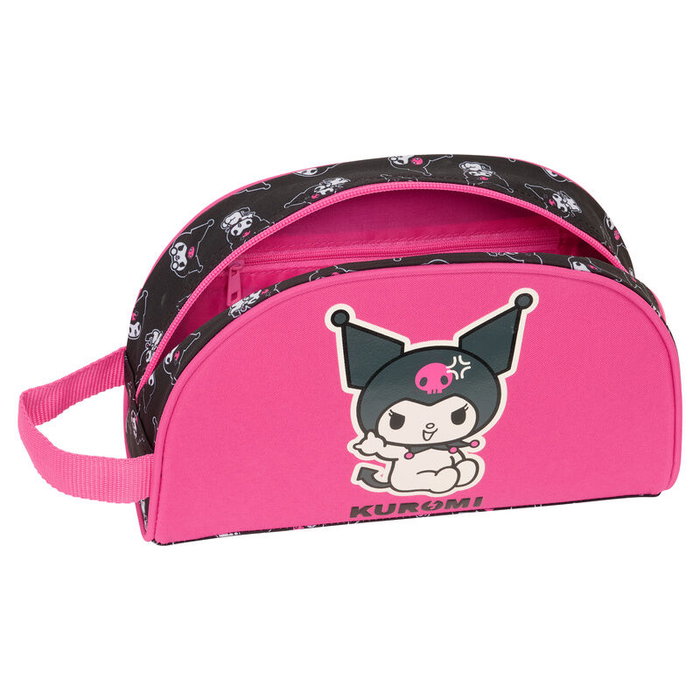 Safta Trousse de toilette Kuromi Noir Fuchsia 26 x 16 x 9 cm