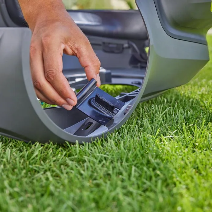 Brosses de nettoyage pour roues Gardena Sileno - Compatible max, free, sense - Entretien tondeuse robot