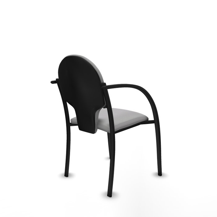 Piqueras Y Crespo Chaise Hellín, Gris clair, Accoudoirs fixes