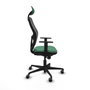 Piqueras y Crespo Chaise de Bureau 1D036G1 Vert émeraude