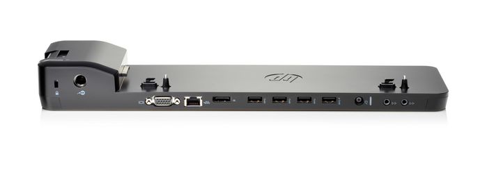 HP Station d'accueil UltraSlim 2013 pour EliteBook - 4x USB 3.0, DisplayPort, VGA, Ethernet, connectivité complète