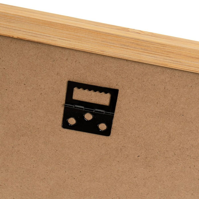 BigBuy Home Cadre photo Blanc Naturel Verre Bois MDF BigBuy Home Cadre photo Blanc Naturel Verre Bois MDF