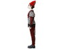 BigBuy Carnival Déguisement Arlequin pour Enfant Rouge et Noir, 5-6 Ans