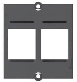Bachmann Module Double Keystone Noir - Accepte 2 Prises de Données avec Fixation Keystone Bachmann Module Double Keystone Noir - Accepte 2 Prises de Données avec Fixation Keystone