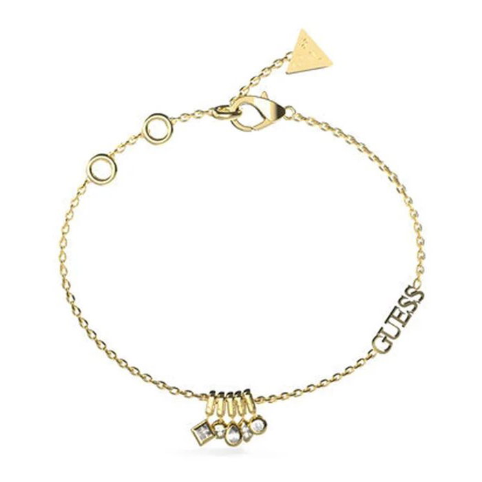 Guess Bracelet Tiny Dancer Dorée en Acier Inoxydable Guess Bracelet Tiny Dancer Dorée en Acier Inoxydable