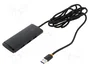 BASEUS Hub USB avec 4 ports USB-A et 1 port USB-C, Noir
