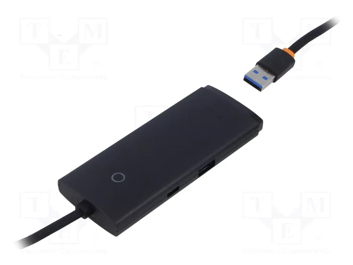 BASEUS Hub USB avec 4 ports USB-A et 1 port USB-C, Noir