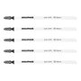 WOLFPACK LINEA PROFESIONAL Lot de 5 lames de scie sauteuse pour bois, coupe grossière, 180 mm