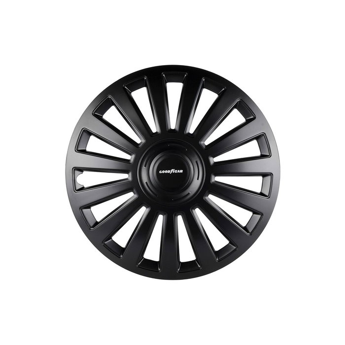 Melbourne Tapacubos Noir 15" GOD9068 Jeu 4 Enjoliveurs Acier Melbourne Tapacubos Noir 15" GOD9068 Jeu 4 Enjoliveurs Acier