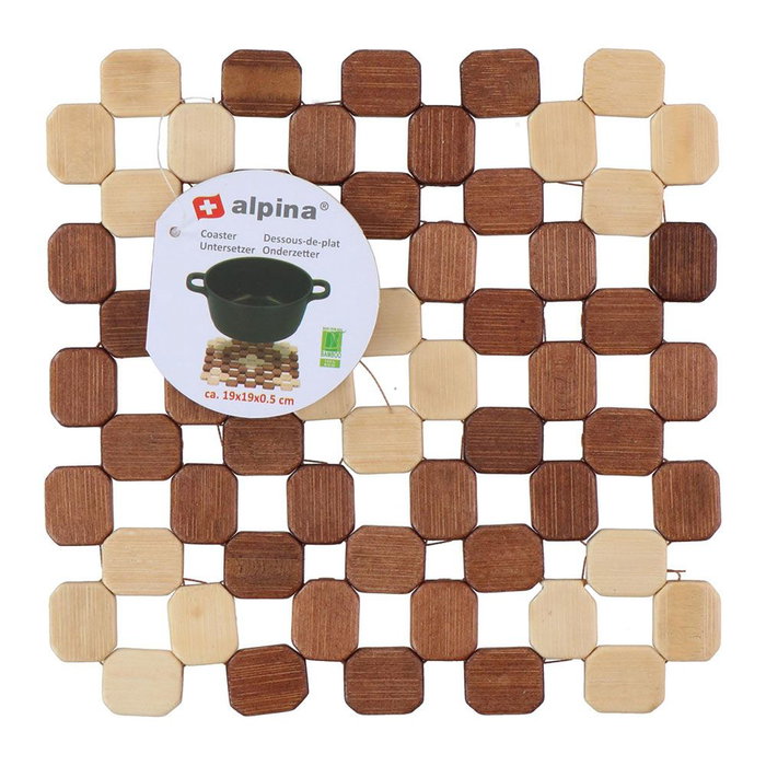 Alpina Salvamantel en bois marron ø21 x 0,5 cm