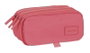 Safta Trousse Fourre-Tout Triple Marsala Bordeaux