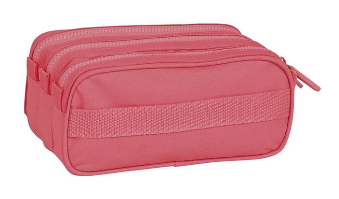 Safta Trousse Fourre-Tout Triple Marsala Bordeaux