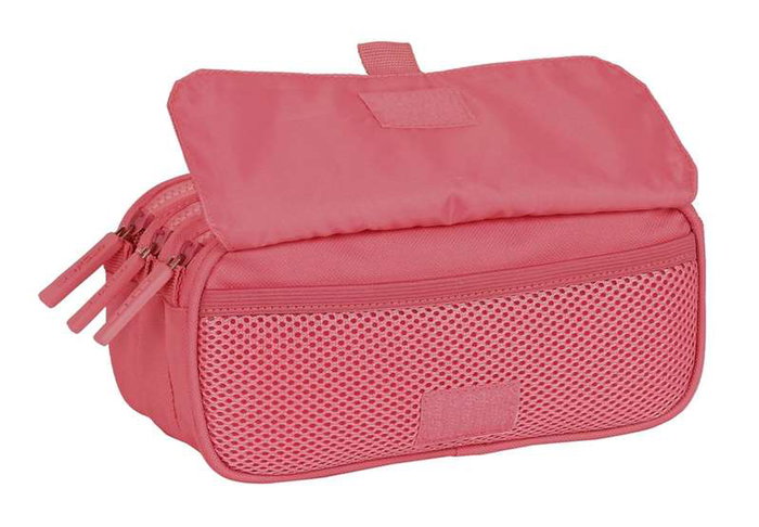 Safta Trousse Fourre-Tout Triple Marsala Bordeaux