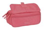 Safta Trousse Fourre-Tout Triple Marsala Bordeaux