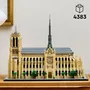 Lego Architecture 21061 Notre-Dame de Paris - Set de Construction Maquette Décoration pour Adultes