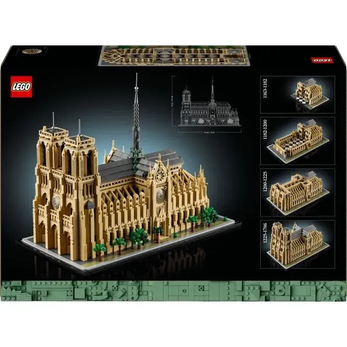 Lego Architecture 21061 Notre-Dame de Paris - Set de Construction Maquette Décoration pour Adultes Lego Architecture 21061 Notre-Dame de Paris - Set de Construction Maquette Décoration pour Adultes