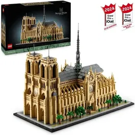 Lego Architecture 21061 Notre-Dame de Paris - Set de Construction Maquette Décoration pour Adultes