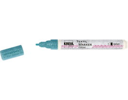Kreul Marqueur Textile à Paillettes Turquoise Pointe Balle 2-4mm