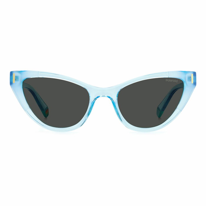 Polaroid PLD-6174-S-MVU-M9 Lunettes de soleil œil-de-chat bleu