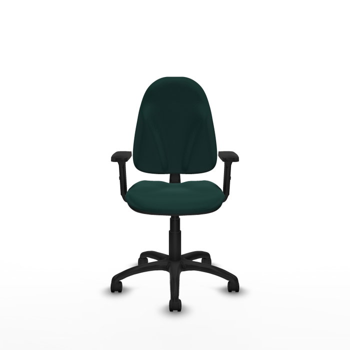 PIQUERAS Y CRESPO Chaise de bureau Algarra, Similicuir Vert Bouteille