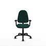 PIQUERAS Y CRESPO Chaise de bureau Algarra, Similicuir Vert Bouteille