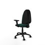 PIQUERAS Y CRESPO Chaise de bureau Algarra, Similicuir Vert Bouteille