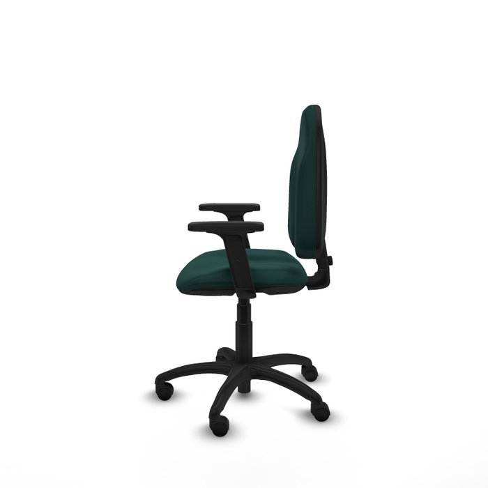 PIQUERAS Y CRESPO Chaise de bureau Algarra, Similicuir Vert Bouteille