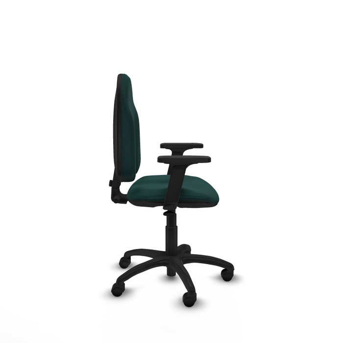 PIQUERAS Y CRESPO Chaise de bureau Algarra, Similicuir Vert Bouteille