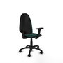 PIQUERAS Y CRESPO Chaise de bureau Algarra, Similicuir Vert Bouteille