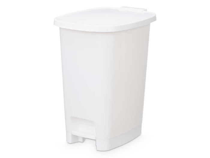 ARTE REGAL Poubelle à Pédale 25L Blanche ARTE REGAL Poubelle à Pédale 25L Blanche