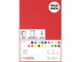 Innspiro Feuilles de mousse EVA rouge 20x30cm 2mm 20u.