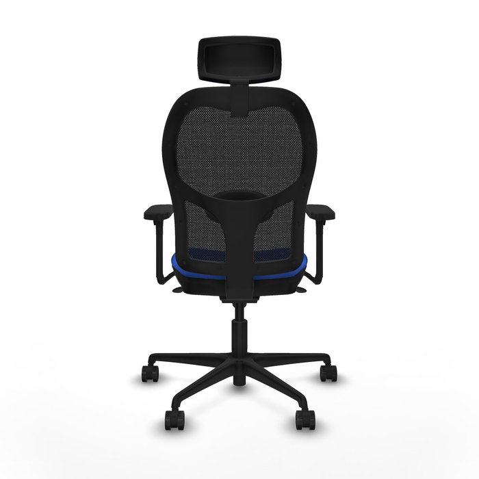 Piqueras y Crespo Chaise de Bureau avec Appui-tête 3D036N2 Bleu Piqueras y Crespo Chaise de Bureau avec Appui-tête 3D036N2 Bleu