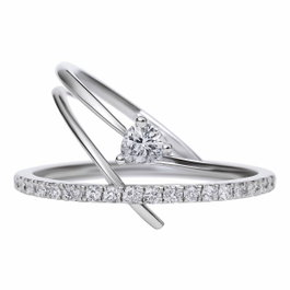 Diamonfire Anneau en argent et zircons, Taille 17,5