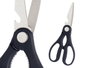 Kinvara Ciseaux de cuisine noir 19.5 x 1.3 x 8.3 cm métal et plastique (Set de 12)