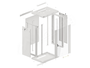 Lanberg Armoire 19 Pouces 18U 600x450 mm Gris avec Porte Vitrée et Ventilateurs