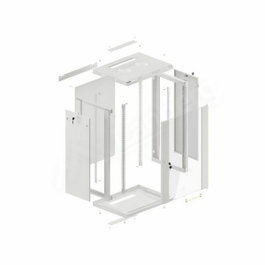 Lanberg Armoire murale rack 19 pouces 18U 600x450 gris