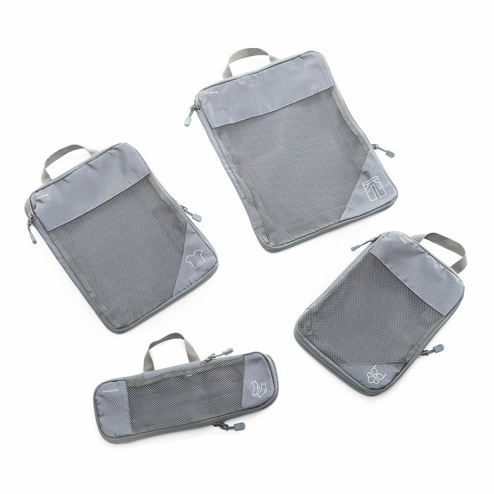 Sacs de Rangement à Compression pour Valises Compakube InnovaGoods 4 Pièces Sacs de Rangement à Compression pour Valises Compakube InnovaGoods 4 Pièces