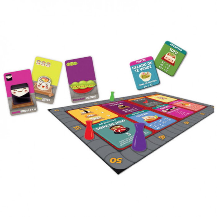 Devir Jeu de Société Sushi Go Party – Version Française, Jeu de Cartes Stratégique pour 2 à 8 Joueurs dès 8 Ans
