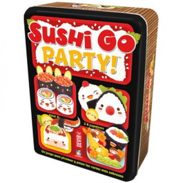 Devir Jeu de Société Sushi Go Party – Version Française, Jeu de Cartes Stratégique pour 2 à 8 Joueurs dès 8 Ans