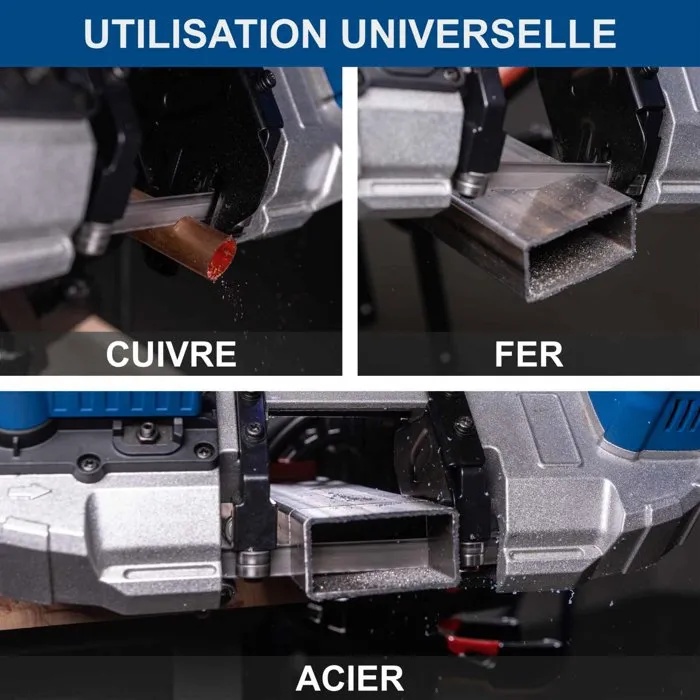 Scheppach Scie à ruban à métaux sans fil C-MBS635-X 20V IXES - Set S