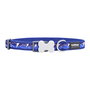 Collier pour Chien Red Dingo STYLE LIGHTNING Blue marine