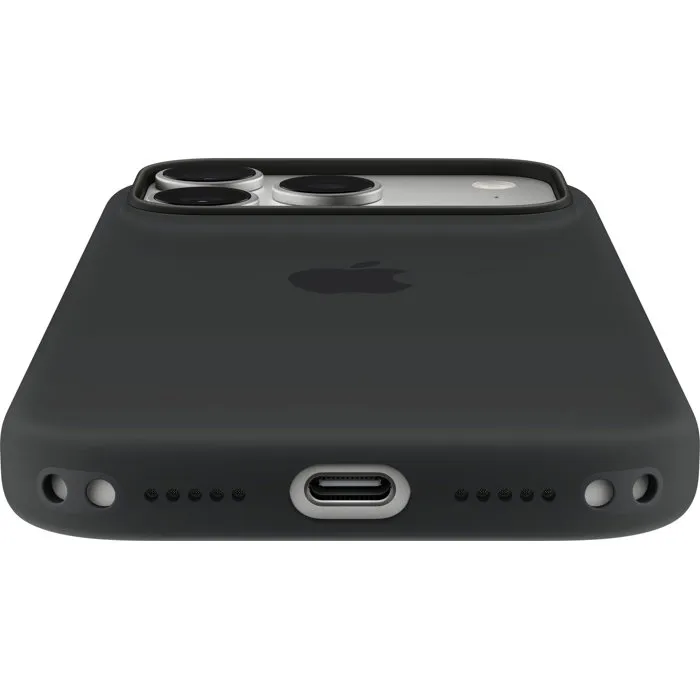 Apple Coque en silicone avec MagSafe pour iPhone 18 Pro - Noir