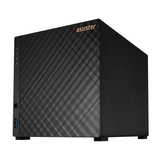 Asustor Serveur NAS AS1204T 4 Baies, Processeur Quad-Core 1 Go DDR4, Port 2.5GbE