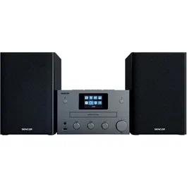 Sencor SMC 5700WDB Micro-chaîne hi-fi 100 W RMS - Gris et noir