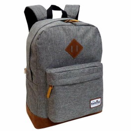 Toybags Mochila Americana Ranking Gris avec compartiment pour ordinateur portable