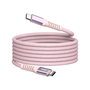 Verbatim Sync & Charge Câble Magnétique USB-C vers USB-C 60W 120cm Rose