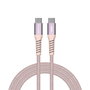 Verbatim Sync & Charge Câble Magnétique USB-C vers USB-C 60W 120cm Rose