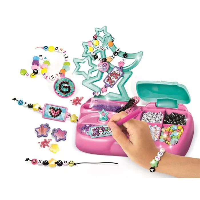 Clementoni Coffret Bijoux Message Creations Swiftie - Perles, Strass & Cordons Élastiques Clementoni Coffret Bijoux Message Creations Swiftie - Perles, Strass & Cordons Élastiques
